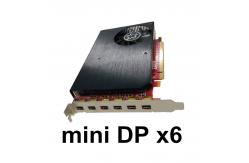 China AMD HD7700 Series Multi Display Graphics Card 2GB GDDR5 128Bit 6 Ports supplier