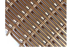 China Architectural Aluminum Flat Wire Mesh For Exterior Building Metal Facade supplier