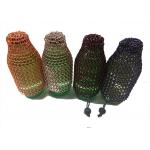 Customized Aluminum Alloy Chainmail Ring Metal Ring Mesh Wine Bottle Bag for sale