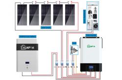 China 5000w 10000w 48V Off Grid Connected PV System Hybrid Solar System supplier