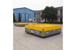 China Hand Operated 15 Tons Battery Transfer Trolley , Automatic Material Handling Cart supplier