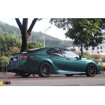 Swipeable Air Release Matte Car Vinyl Wrap Sapphire Green Metallic Effect
