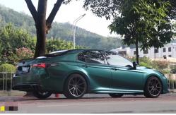 China Swipeable Air Release Matte Car Vinyl Wrap Sapphire Green Metallic Effect supplier