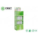 3 Tiers Easy Assembly Cardboard Floor Displays , Corrugated Display With CMYK Printing for sale