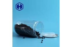 China 30oz 900ml Air Tight Bulk Transparent Plastic Can For Fruit Candies supplier
