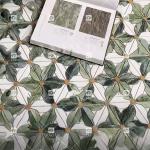 Natural Stone Marble Mosaic Floor Wall Tile Flower Pattern For Bathroom Mosaic Tile for sale