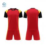 Custom Team Jersey Dynamic Soccer Kits with Bold Stripes Fade-Resistant Ink