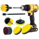 12PCS Multi Purpose Drill Brush Kit 1.28 Pounds Attachment Various Bristles for sale