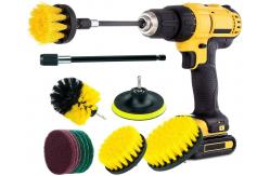 China 12PCS Multi Purpose Drill Brush Kit 1.28 Pounds Attachment Various Bristles supplier