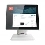 PCAP 1024x768 Fanless PC Pos System J1900 CPU 15in Windows 10 300cd/M2 for sale