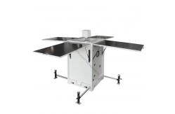 China Construction Site Solar Light Tower Mounted Cameras And LED Lights For USA supplier