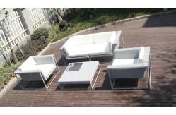 China 5pcs new design garden sofas supplier