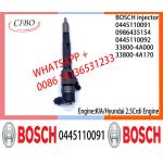 BOSCH Common Rail Injector 0445110091 0986435154 0445110092 33800-4A000 for KIA/HYUNDAI 2.5CRDi for sale