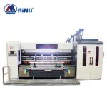 Double Color Carton Box Flexo Printer With Die Cutter For Corrugated Board for sale