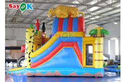 China Custom White Inflatable Bounce Castle Party Wedding Bouncer House And Slide Combo supplier