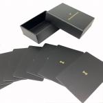 Custom Printed Waterproof Plastic Poker Cards With Rigid 2PCS Box 63x88mm
