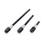 1/4 Inch Head Extension Rod Batch Magnetic Screwdriver Quick Transfer Lever Self-locking Extension Rod 150mm Hand Tools for sale