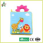 Embroidery Cartoon Baby Soft Activity Book 22cm Adorable Illustrations for sale