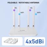 Cat 4 Antenna CPE FDD TDD 4G Modem Wireless Router LTE Wifi Module With Sim Card Slot for sale