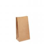 Flexo Printing Brown Kraft Paper Bags No Handles 60gsm Thickness For Takeaway for sale