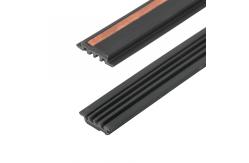 China 2.8cm Electrical Wire Trunking PVC Grey Cable Trunking Tray Protector supplier
