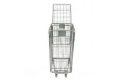 China Zinc Plated Lockable Storage Cage , Wire Mesh Security Cage With Top Lip supplier