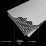 0.5mm Aluminum Honeycomb Sandwich Panel 600x600mm Transfer Printed
