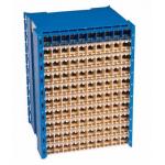 Silver Printed MDF Main Distribution Frame 100 Pairs Protection Connection Terminal Block