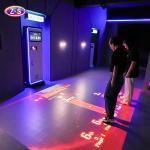 Mobile Coin Operated Interactive Floor Projection System Plug and Play Design