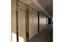 China Customized Movable Acoustic Sliding Partition Walls Panel Width 500mm supplier