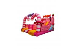China Sweet Candy Children Fun Park Inflatable Slide For Rentals supplier