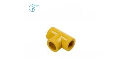 China Heating System PPR Pipe Fittings Yellow Elbow Socket Tee supplier