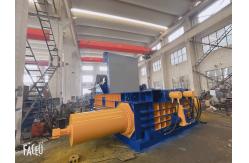 China High Production Rate Scrap Metal Baler Machine 180KW Power 700*700mm supplier