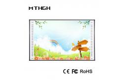 China 86 Inch Interactive Flat Panel , Infrared Interactive Whiteboard 16 10 USB Power Supply supplier