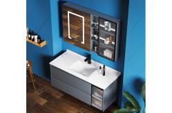 China MDF boards Bathroom Basin Units , ISO9001 Bathroom Single Sink Vanities supplier