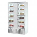 Automatic 24 Hours Cooling Vending Locker Cabinets Refrigerated Eggs Fruit Vegetable Basket for sale
