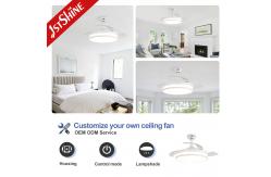 China Standard Wind LED Ceiling Fan with Retractable PC Blades and Air Conditioning Function supplier