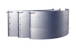 China stainless steel industrial pillow palte heat exchanger for sugar refinery supplier