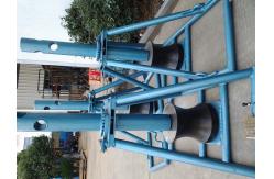 China 5 Ton Manual Turned Winch Pulling Wire Rope In Power Line Construction supplier