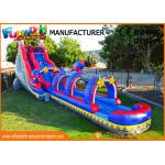 Silk Printing Commercial Banzai Inflatable Water Slides For Outdoor Entertainment for sale