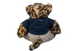 China Sitting Leopard Soft Plush Stuffed Animals Adorable Design Machine Washable supplier