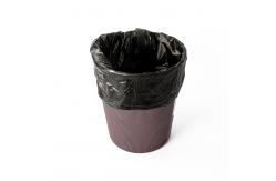 China Black 55 Gallon 15um LDPE Garbage Bags Biodegradable Custom Size supplier