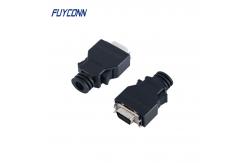 China 1.27mm SCSI 14 Pin Mini D Ribbon Connector Male Solder Servo supplier