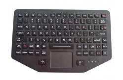 China Ruggedized Wide Temperature Industrial Keyboard With Touchpad PS2 USB supplier