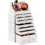 16In Extra Large Acrylic Makeup Organizer Acrylic Makeup Storage Drawers for sale