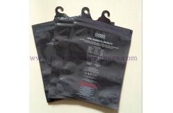 China 60 Mircon OPP PET Poly Hanger Bag With Plastic Hook supplier