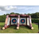 Interactive Sport Shooting Games Inflatable Axe Throwing Sticky Tossing Game For Adult And Kids for sale