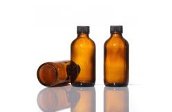 China 60ml Mini Lotion Bottles Bulk 4oz Boston Round Glass Diffuser supplier