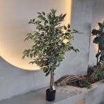 Hypoallergenic Plastic Fake Plants Insect Resistant 120CM for sale