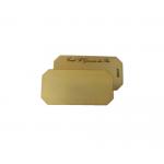 OEM Brass Bronze Tag Metal Label Plates Etch Logo For Bag for sale